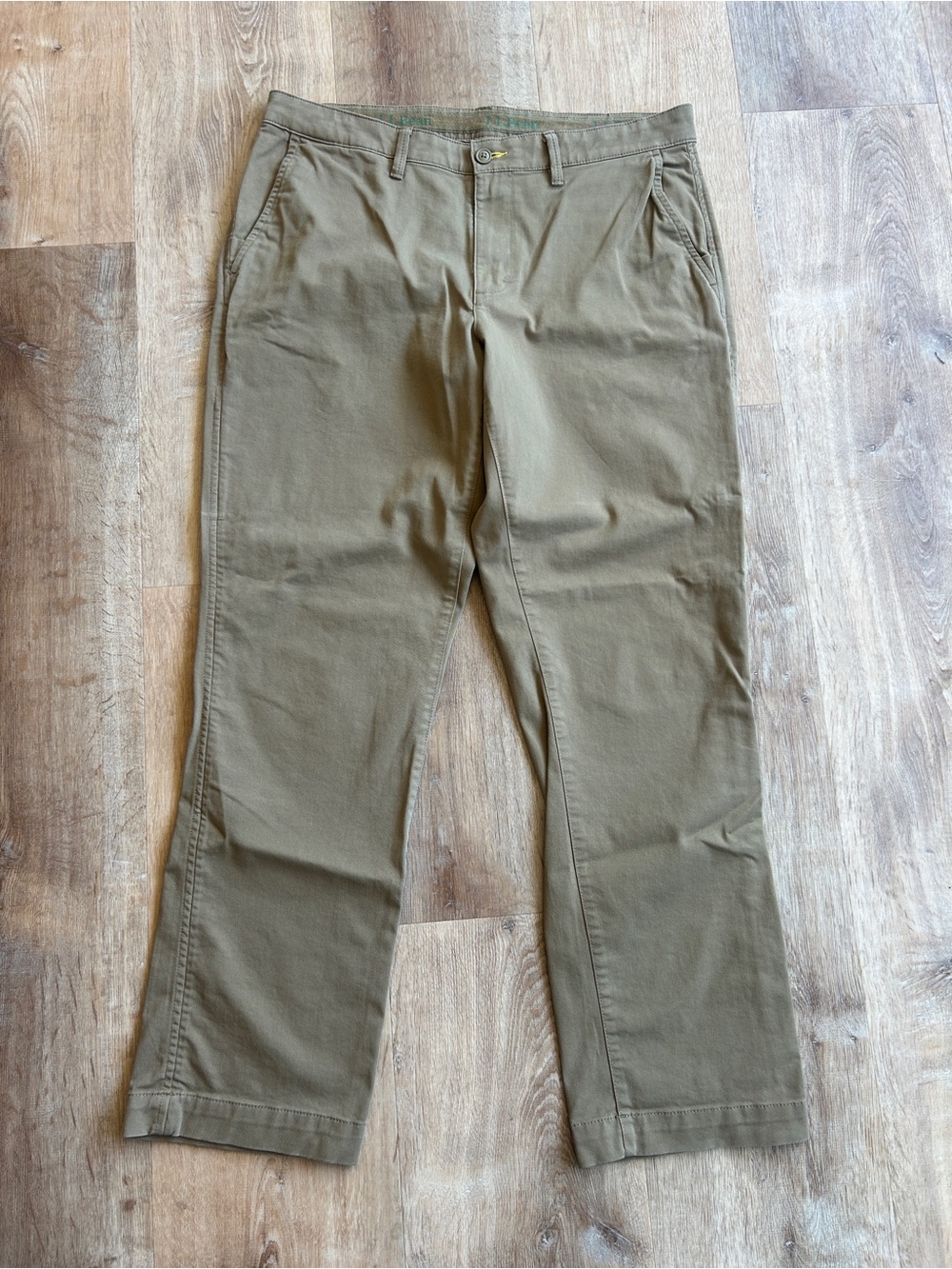 L.L. Bean Men's Comfort Stretch® Chino Pants, Standard Fit Khaki 36x32